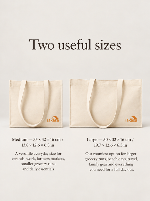 Organic Cotton Canvas Tote Bag - GOTS + Fairtrade