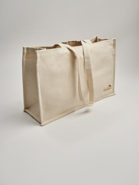 Organic Cotton Canvas Tote Bag - GOTS + Fairtrade