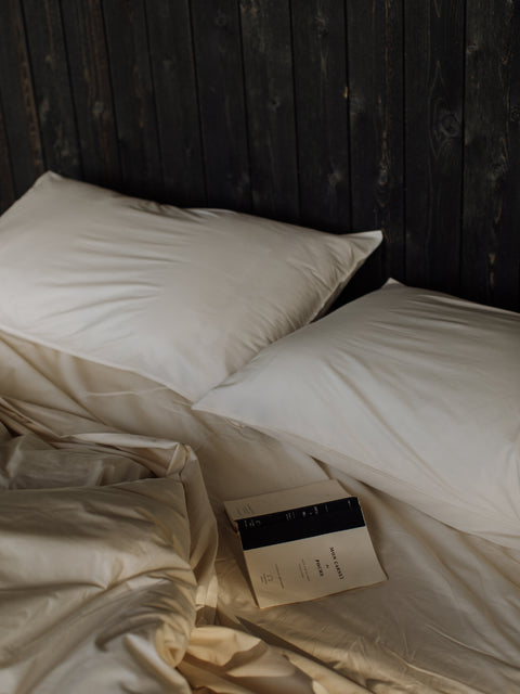 Organic and Fairtrade Warm + Luxurious  Cotton Pillowcases (Pair) in Natural#color_natural