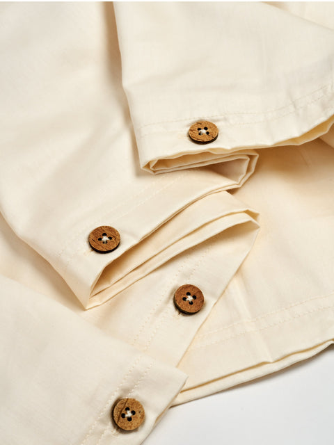 Organic and Fairtrade Warm + Luxurious Cotton Duvet Cover in Natural#color_natural