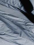 Cotton Bed Sheet Set in Alps Blue#color_alps