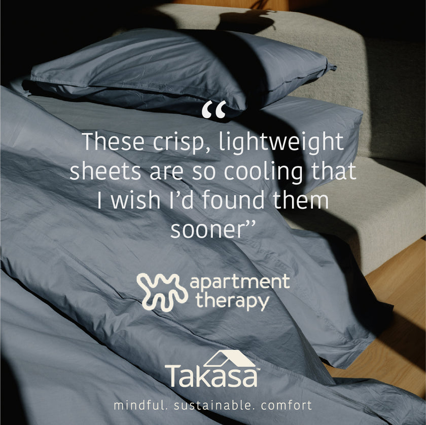 Canada's Best Bed Sheets organic and Fairtrade Cotton Takasa