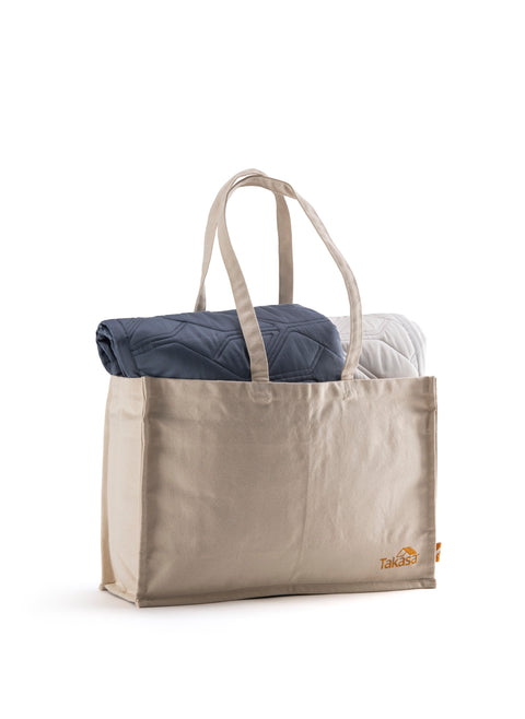 Takasa Canvas Tote Bag#color_natural