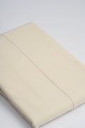 Organic and Fairtrade Warm + Cozy Flannel Fitted Sheet in Natural#color_natural-flannel