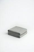 Organic and Fairtrade Warm + Cozy Flannel Pillowcases in Grey Melange#color_grey-melange