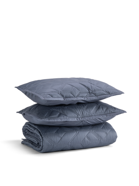 Icon Quilted Organic Cotton Comforter Set in Alps#color_alps