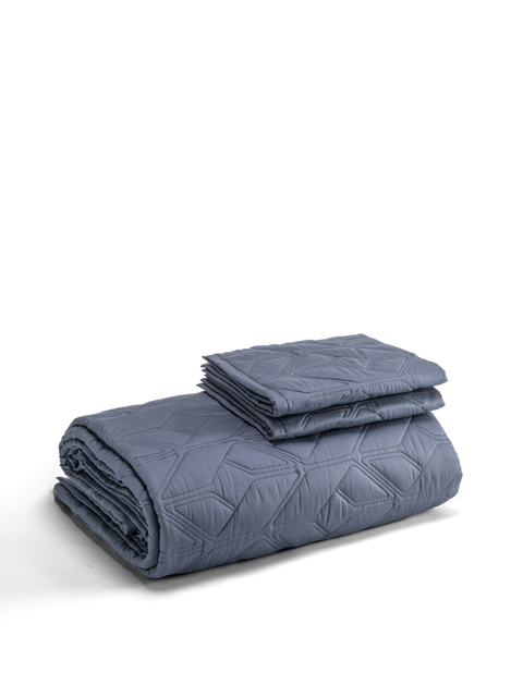 Icon Quilted Organic Cotton Comforter Set in Alps#color_alps