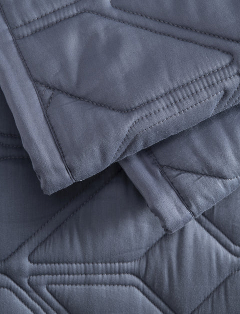 Icon Quilted Organic Cotton Comforter Set in Alps#color_alps