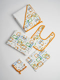 Organic Baby Gift Set | Mid Century Squares Colours#color_colour-squares