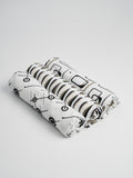 Organic Muslin Cotton Baby Swaddles 3 pack Mid-Century Black and White#color_black-and-white-mixed