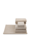 Organic Cotton Bath Towel Set with Mat in Natural#color_natural