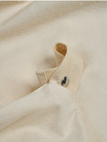 Organic and Fairtrade Warm + Cozy Flannel Duvet Cover in Natural#color_natural-flannel