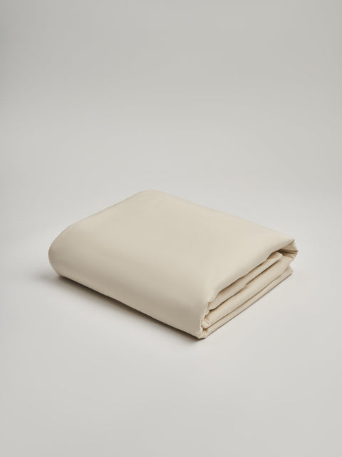 Organic and Fairtrade Warm + Luxurious Cotton Duvet Cover in Natural#color_natural