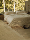 Organic and Fairtrade Cool + Crisp Cotton Duvet Cover in Natural#color_natural