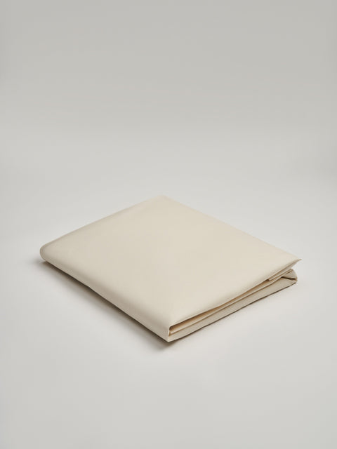 Organic and Fairtrade Cool + Crisp Cotton Fitted Sheet in Natural#color_natural