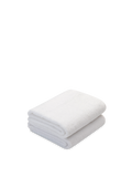 Fairtrade Cotton Hand Towel in White#color_white