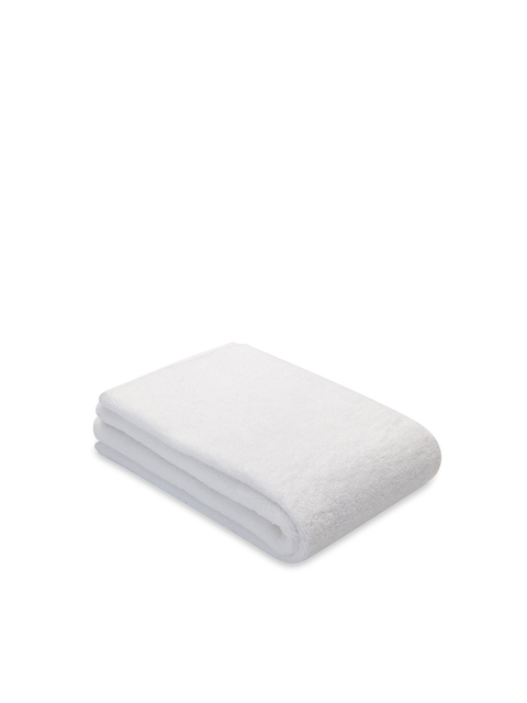 Organic and Fairtrade Cotton Bath Towel in White#color_white