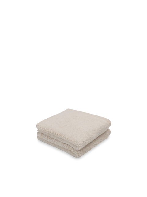 Organic and Fairtrade Cotton Washcloth in Desert#color_natural