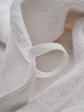 Organic and Fairtrade Cotton Bath Towel in White#color_white